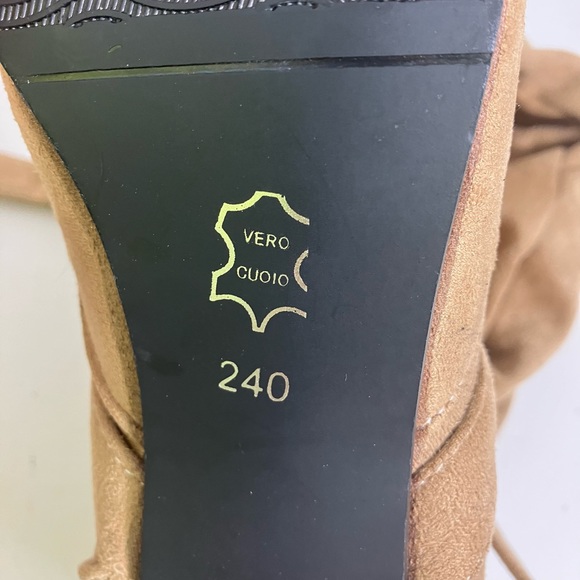 Vero Cuoio Women’s Tan Suade Dress Heeled Boots - Picture 11 of 11